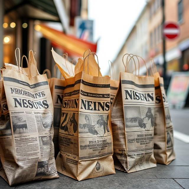 Newspaper bags